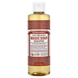 Dr. Bronner's, 18-IN-1 Pure-Castile Magic Soap Eucalyptus, 8 fl oz