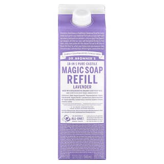 Dr. Bronner's, 18-IN-1 Pure-Castile Magic Soap Refill Lavender, 32 fl oz
