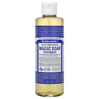 Dr. Bronner's, кастильское магическое мыло 18 в 1, перечная мята, 237 мл (8 жидк. унций)