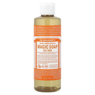 Dr. Bronner's, 18-in-1 Pure-Castile Magic Soap, Tea Tree, 8 fl oz (237 ml)