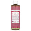 18-in-1 Hemp Pure-Castile Soap, Rose, 16 fl oz (473 ml)