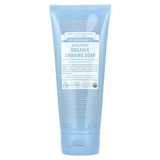 Dr. Bronner's, Organic Shaving Soap, Unscented, 7 fl oz (207 ml)