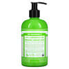 Organic Sugar Soap, For Hands, Face, Body & Hair, 4-In-1 Lemongrass Lime, 12 fl oz (355 ml)