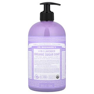Dr. Bronner's, Organic 4-in-1 Pump Soap Sugar Lavender, 24 fl oz