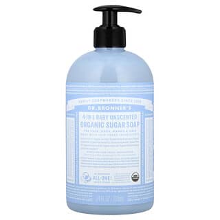 Dr. Bronner's, Organic 4-in-1 Pump Soap Sugar Baby Unscented, 24 fl oz
