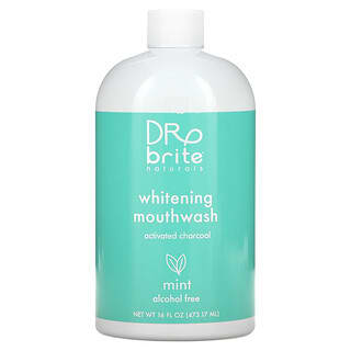 Dr. Brite, Whitening Mouthwash、アルコール不使用、ミント、473.17ml（16液量オンス）