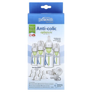 Dr. Brown's, Anti-Colic, дитяча пляшечка Options+™, набір із 18 предметів