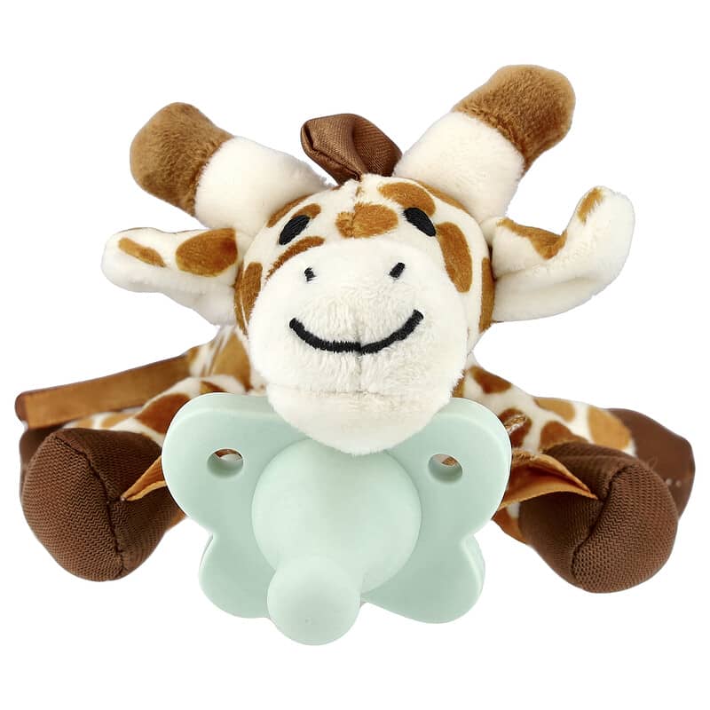 NUUROO - Akila 2 Piastre In Silicone Per Bambino, Motivo Giraffa, Woodrose, Confezione Da 2 Pezzi