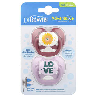 Dr. Brown's, Advantage™ Emzik, 0-6 ay, Lavanta, 2'li