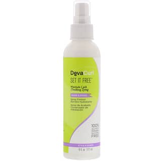 DevaCurl, Set It Free, Fijación hidratante, Spray de acabado, 177 ml (6 oz. líq.)