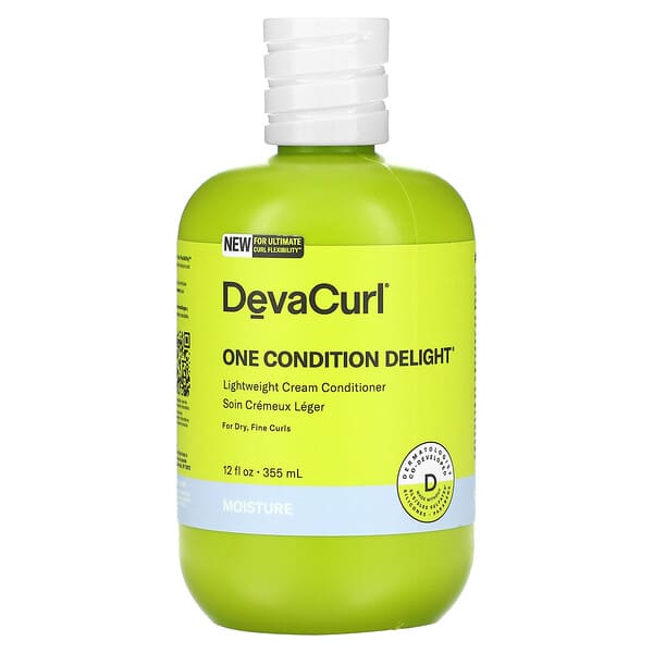 DevaCurl, One Condition Delight, Après-shampooing en crème léger, Pour les boucles sèches et fines, 355 ml