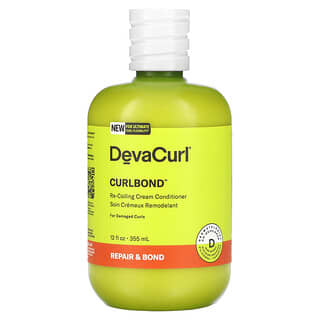 DevaCurl, Curlbond, Acondicionador en crema rebobinador, Para rizos dañados, 355 ml (12 oz. Líq.)