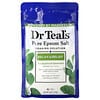 Dr. Teal's, Solución de remojo con sal pura de Epsom, Eucalipto y hierbabuena, 1,36 kg (3 lb)