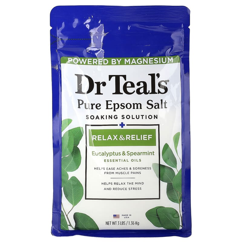 Epsom Badesalz Set Mit ätherischen Ölen – 3x1000 G Für Entspannung, Muskelregeneration & Wellness Zu Hause