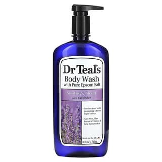 Dr. Teal's, Żel do mycia ciała z czystą solą Epsom, lawendowy, 710 ml
