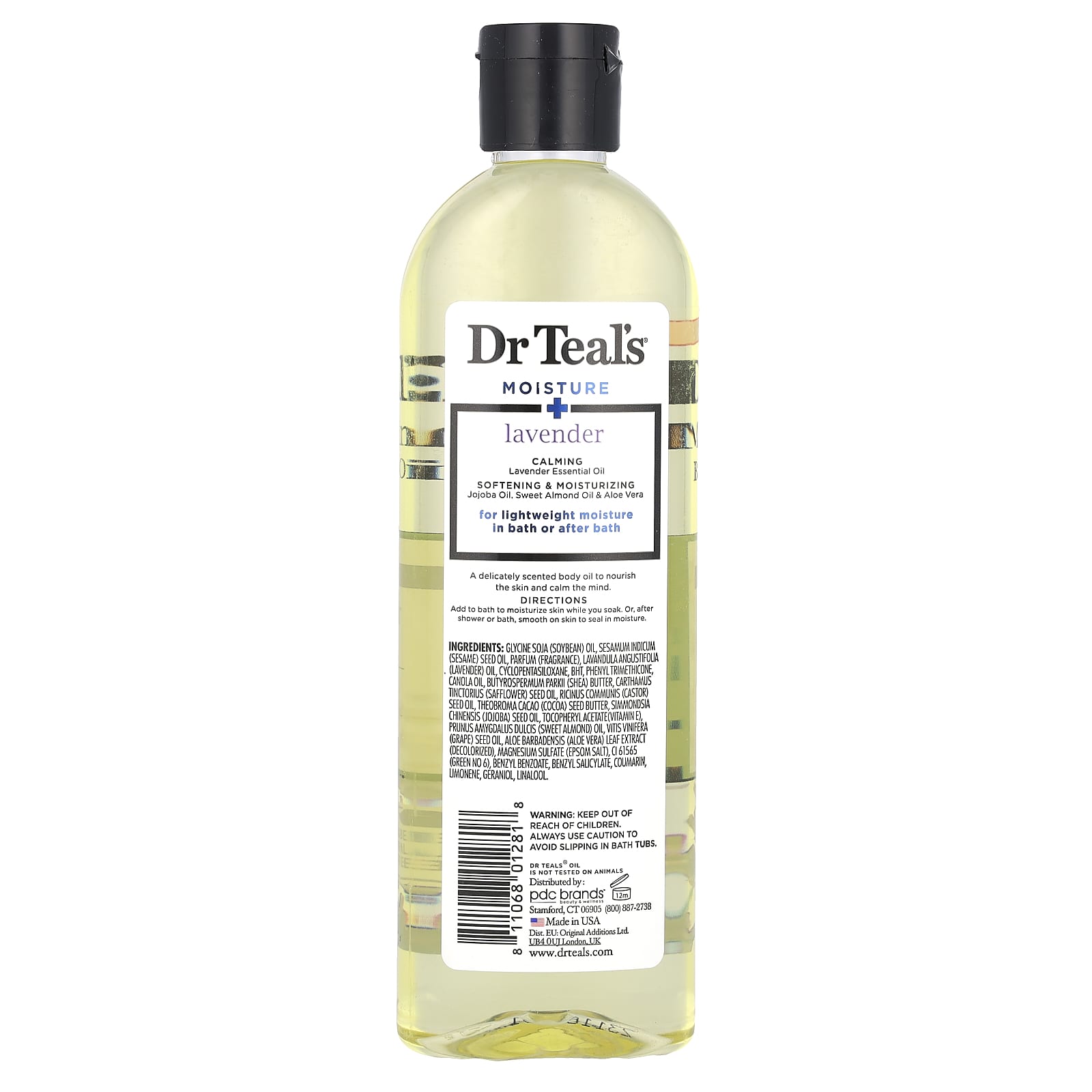 Dr. Teal's, Moisturizing Bath & Body Oil, Lavender , 8.8 fl oz (260 ml)