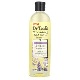 Dr. Teal's, увлажняющее масло для ванны и тела, лаванда, 260 мл (8,8 жидк. унции)