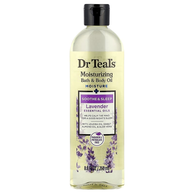 Aceite humectante para el baño y el cuerpo, Lavanda, 260 ml (8,8