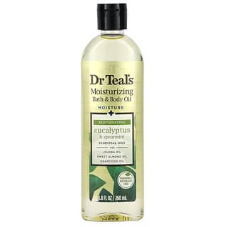 Dr. Teal's, Huile hydratante pour le bain et le corps, Eucalyptus et menthe verte, 260 ml