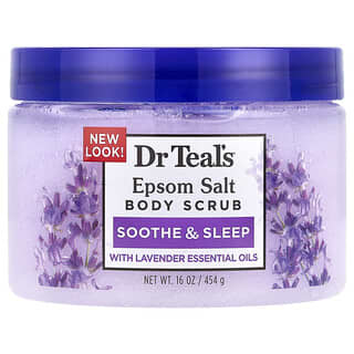 Dr. Teal's, Epsom Salt Body Scrub, Bittersalz-Körperpeeling, Lavendel, 454 g (16 oz.)