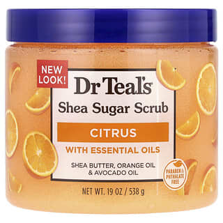 Dr. Teal's, Shea Sugar Scrub, Citrus, 19 oz (538 g)