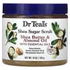 Shea Sugar Scrub, Shea Butter & Almond Oil with Essential Oils, 19 oz (538 g)