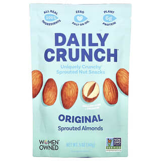 Daily Crunch, Sprouted Almonds, Original, 5 oz (141 g)
