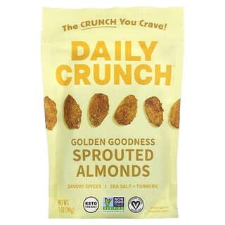 Daily Crunch, Amêndoas Germinadas, Bondade Dourada, 141 g (5 oz)