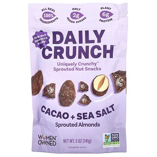 Daily Crunch, Проросший миндаль, какао и морская соль, 141 г (5 унций)