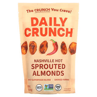 Daily Crunch, Amêndoas Germinadas, Nashville Hot, 141 g (5 oz)