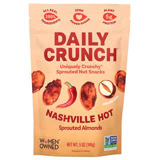 Daily Crunch, Sprouted Almonds, Nashville Hot, 5 oz (141 g)