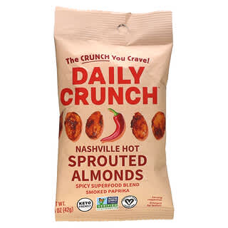 Daily Crunch, Amêndoas Germinadas, Nashville Hot, 42 g (1,5 oz)