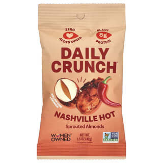 Daily Crunch, Almendras germinadas, Nashville Hot`` 42 g (1,5 oz)