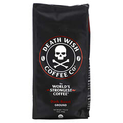 Death Wish Coffee, The World's Strongest Coffee, Ground, Dark Roast, 16 ...