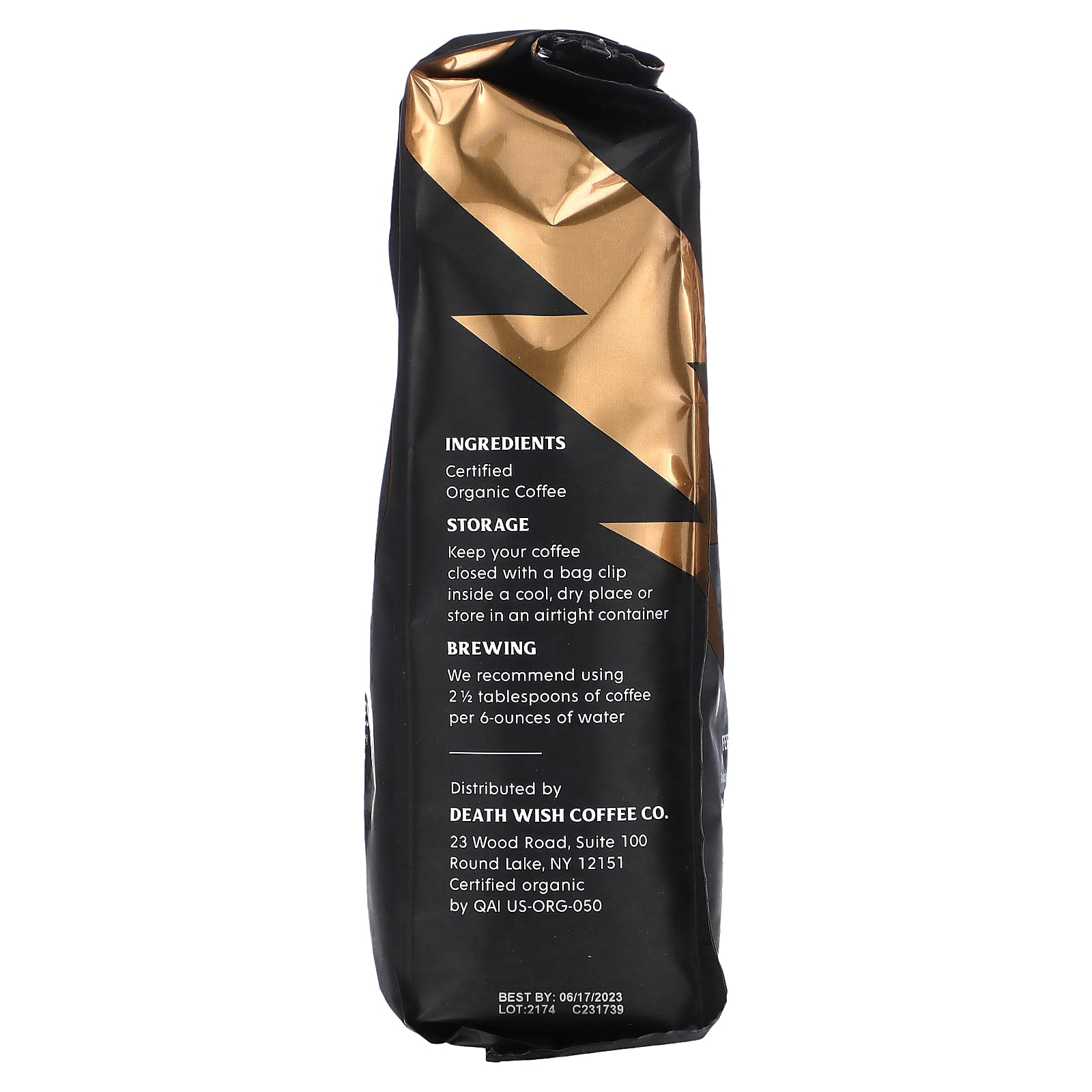 Death Wish Coffee, The World's Strongest Coffee, Ground, Medium Roast