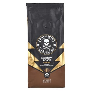 Death Wish Coffee, Молотый, средней обжарки, 283 г (10 унций)'