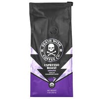 Death Wish Coffee, 다크, 분쇄 커피, 에스프레소 로스트, 255g(9oz)