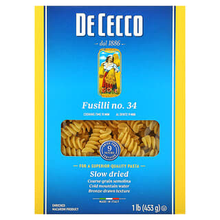 De Cecco, Fusilli No. 34, 453 g (1 lb)