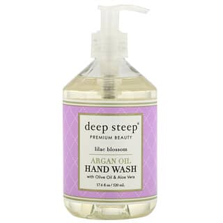 Deep Steep, Argan Oil Hand Wash, Lilac Blossom, 17.6 fl oz (520 ml)