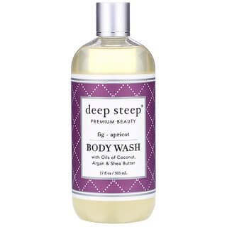 Deep Steep, Body Wash, Fig - Apricot, 17 fl oz (503 ml)
