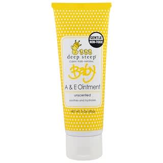 Deep Steep, Baby A & E Ointment, Unscented, 3 oz (85 g)