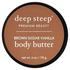 Deep Steep, Masło do ciała, brązowy cukier z wanilią, 170 g