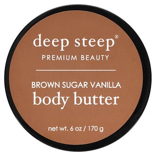 Deep Steep, Body Butter, Brown Sugar Vanilla, 6 oz (170 g)