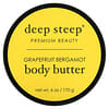 Deep Steep, Masło do ciała, grejpfrut i bergamotka, 170 g