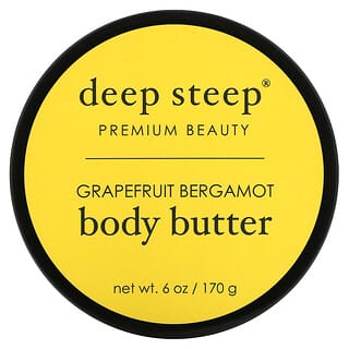 Deep Steep, Масло для тела, грейпфрут и бергамот, 170 г (6 унций)