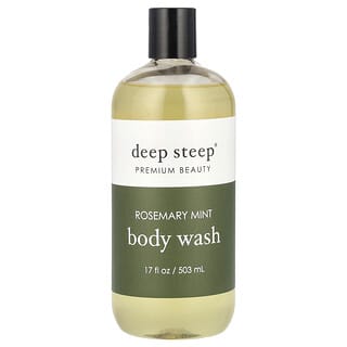 Deep Steep, Body Wash, Rosemary Mint, 17 fl oz (503 ml)