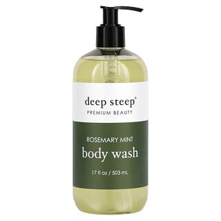 Deep Steep, Body Wash, Rosemary Mint, 17 fl oz (503 ml)