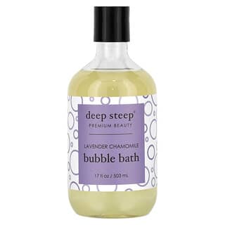 Deep Steep, Bubble Bath, Lavender Chamomile, 17 fl oz (503 ml)
