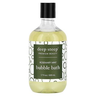 Deep Steep, Bubble Bath, Rosemary Mint, 17 fl oz (503 ml)