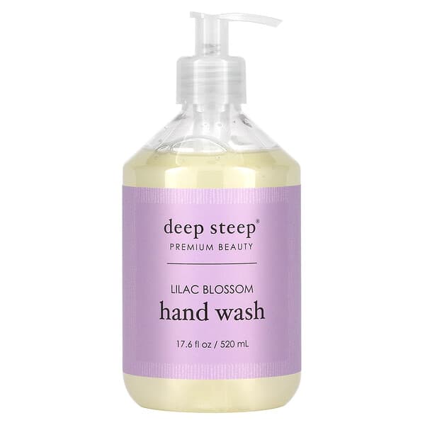 Deep Steep, ハンドウォッシュ、ライラックブロッサム、520ml（17.6液量オンス）